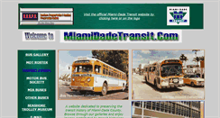 Desktop Screenshot of miamidadetransit.com