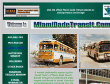 Tablet Screenshot of miamidadetransit.com